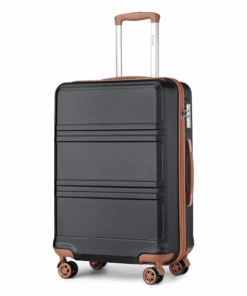 Lightweight Cabin Suitcase - 20/24/28 Inch ABS Hard Shell, Fits Easyjet under Seat, Large-Compact Carry-On Trolley Case