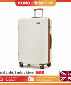 Luggage: 20/24/28Inch PC+ABS Hard Shell Suitcases, TSA Lock, Smooth Spinner Wheels, Lightweight & Durable